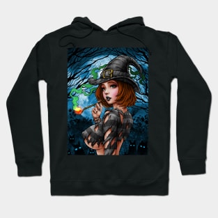 Halloween witch anime Hoodie